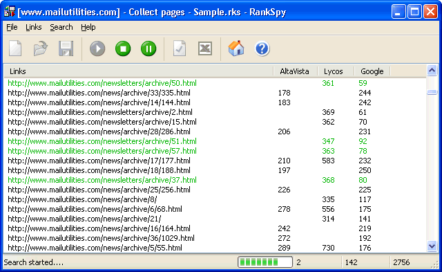 RankSpy Screenshot